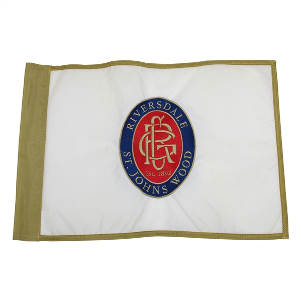 Riversdale St. Johns Wood Est. 1892 Embroidered Course Flag