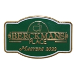 2022 Masters Berckmans Place Commemorative Entry Pin