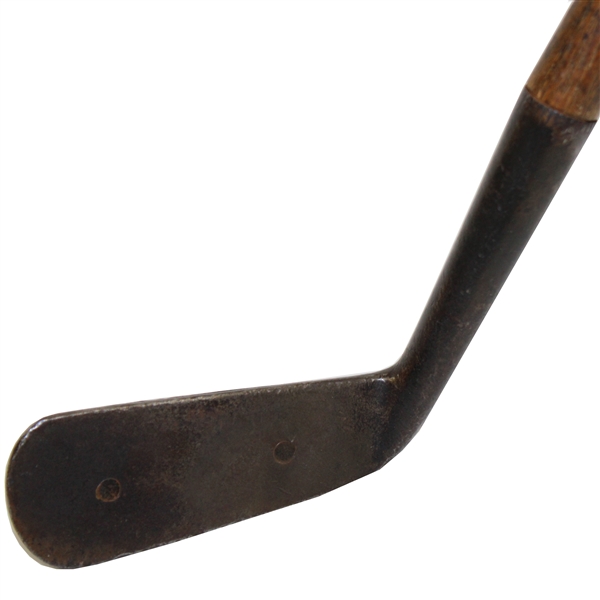 Unmarked Spring Face Hickory Golf Iron