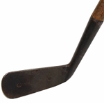 Unmarked Spring Face Hickory Golf Iron