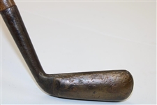 Unmarked Spring Face Hickory Golf Iron
