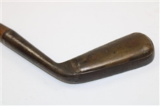 Unmarked Spring Face Hickory Golf Iron