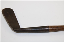 Unmarked Spring Face Hickory Golf Iron