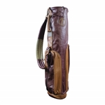 MacKenzie Leather Chicago Golf Club Far & Sure Peter Jacobsen Model Golf Bag