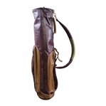 MacKenzie Leather Chicago Golf Club 'Far & Sure' Peter Jacobsen Model Golf Bag
