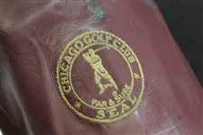 MacKenzie Leather Chicago Golf Club 'Far & Sure' Peter Jacobsen Model Golf Bag