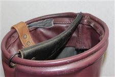 MacKenzie Leather Chicago Golf Club 'Far & Sure' Peter Jacobsen Model Golf Bag