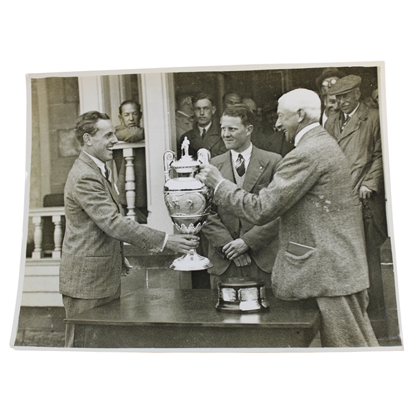 J De Forest Wins British Amateur Championship at Muirfield 3/29/32 Wire Photo