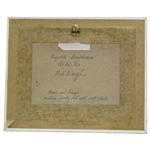Augusta National Clubhouse Ltd Ed 11/50 Resin Bronze '1934-1984' by Artist Bill Waugh - Framed