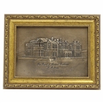 The Royal & Ancient Clubhouse - St. Andrews Resin Bronze by Artist Bill Waugh - Framed