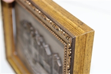 The Royal & Ancient Clubhouse - St. Andrews Resin Bronze by Artist Bill Waugh - Framed
