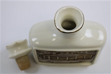 Augusta Natonal Clubhouse Masters Logo Porcelain with Bronze Decanter by Artist Bill Waugh