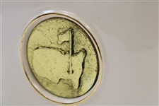 Augusta Natonal Clubhouse Masters Logo Porcelain with Gold Foil Decanter by Artist Bill Waugh