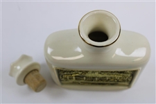 Augusta Natonal Clubhouse Masters Logo Porcelain with Gold Foil Decanter by Artist Bill Waugh