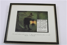 Four (4) Rules of Golf Pages - I, XII, XX, & XXXI - Framed