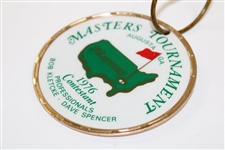 1976 Masters Tournament Contestant Metal Bag Tag - Hugh Baiochi