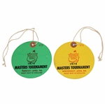 1970 Masters Tournament Tuesday & Wednesday Tickets (#623 & #324) - Billy Casper Winner