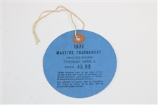 1977 Masters Tournament Tuesday Ticket #1199 - Tom Watson Winner