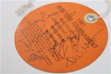 Nicklaus, Casper, & others Multi-Signed 1981 Masters Tournament Wednesday Ticket JSA ALOA