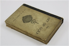 1887 'The Art of Golf' Book by Sir W.G. Simpson - Second Edition Revised