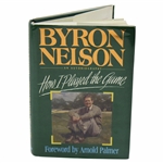 Byron Nelson Signed 1993 Byron Nelson: How I Played the Game Book JSA ALOA
