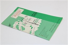 1975 Masters Tournament Spectator Guide - Jack Nicklaus Winner