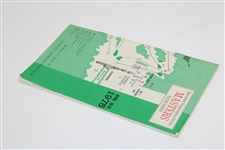 1975 Masters Tournament Spectator Guide - Jack Nicklaus Winner