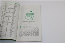 1975 Masters Tournament Spectator Guide - Jack Nicklaus Winner