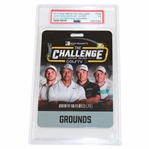 2019 MGM Resorts The Challenge ZOZO Grounds Badge - Tiger Final Win? - PSA 7 Pass NM #63970089