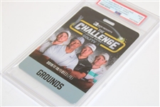 2019 MGM Resorts The Challenge ZOZO Grounds Badge - Tiger Final Win? - PSA 7 Pass NM #63970089