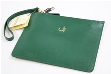 Masters Tournament Handmade in Italy Italian Leather Valuables Pouch with Original Packaging
