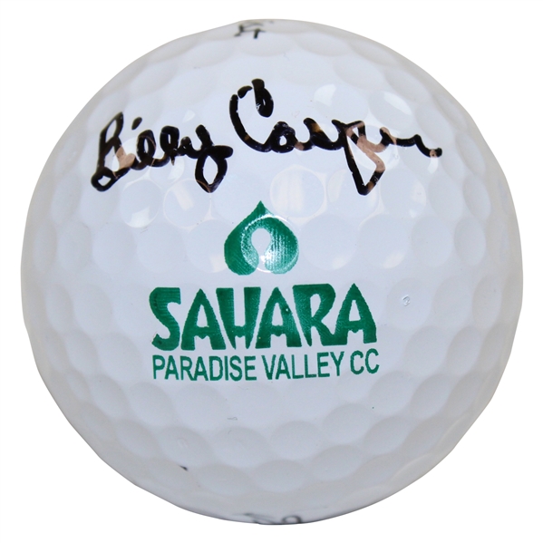 Billy Casper Signed Titleist Sahara Paradise Valley CC Logo Golf Ball JSA #M49763