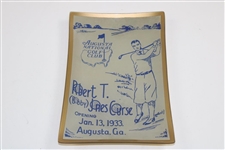 Augusta National Robert T. (Bobby) Jones Course Opening Commemorative Dish in Original Box