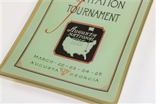 First Annual Inv. Tournament 1934 Masters Program Commemorative Dish in Original Box