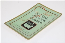 First Annual Inv. Tournament 1934 Masters Program Commemorative Dish in Original Box