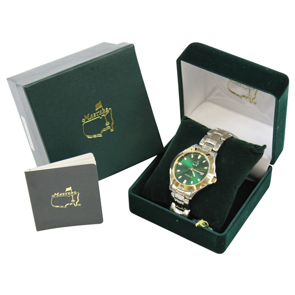 2000 Masters Tournament Ltd Ed SS Watch in Original Case with Card #258/1000 - Works