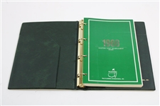 1988 Masters Golf Tournament Diary Planner with Calendar, Photos, & other