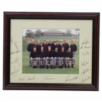 Hal Suttons 1987 Ryder Cup at Muirfield Village Team USA Signed Photo - Framed JSA ALOA