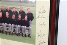 Hal Sutton's 1987 Ryder Cup at Muirfield Village Team USA Signed Photo - Framed JSA ALOA