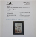 Hal Sutton's 1999 Ryder Cup Team USA Signed Issued Official Poster - Rare - Framed JSA ALOA