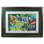 Hal Suttons 1984 Champs of Golf Signed by Jack, Arnie, Seve, Kite, Watson, & Artist Neiman - Framed JSA ALOA
