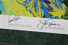 Hal Sutton's 1984 Champs of Golf Signed by Jack, Arnie, Seve, Kite, Watson, & Artist Neiman - Framed JSA ALOA