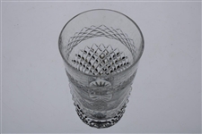 1999 Old Memorial September Member-Guest 1st Place Net Sterling Cut Glass Trophy with Box