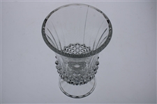 1992 Belleair Country Club Member Guest Runner-Up Sterling Cut Glass Vase