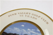Pine Valley Golf Club 1913-1988 John Arthur Brown Trophy Lenox Plate - Hole #13 - June 1988
