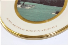 Pine Valley Golf Club 1913-1988 John Arthur Brown Trophy Lenox Plate - Hole #13 - June 1988