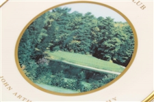 Pine Valley Golf Club John Arthur Brown Trophy Lenox Plate - Hole #14 - June 1996