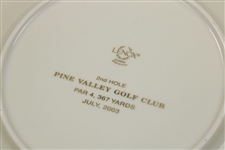 Pine Valley Golf Club Warner Shelly Bowl Lenox Plate - Hole #2 - July 2003