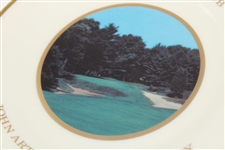 Pine Valley Golf Club John Arthur Brown Trophy Lenox Plate - Hole #8 - June 1990