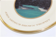 Pine Valley Golf Club John Arthur Brown Trophy Lenox Plate - Hole #8 - June 1990